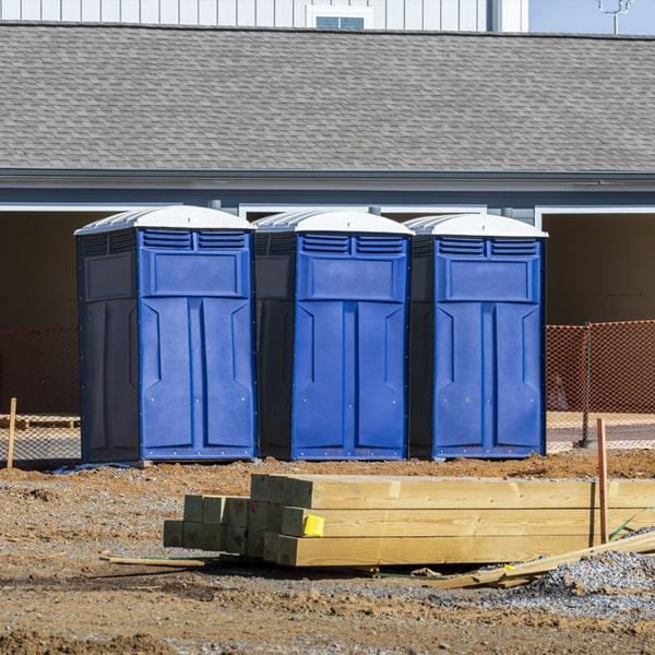 Heavy-duty construction site porta potty in Lake City, Florida