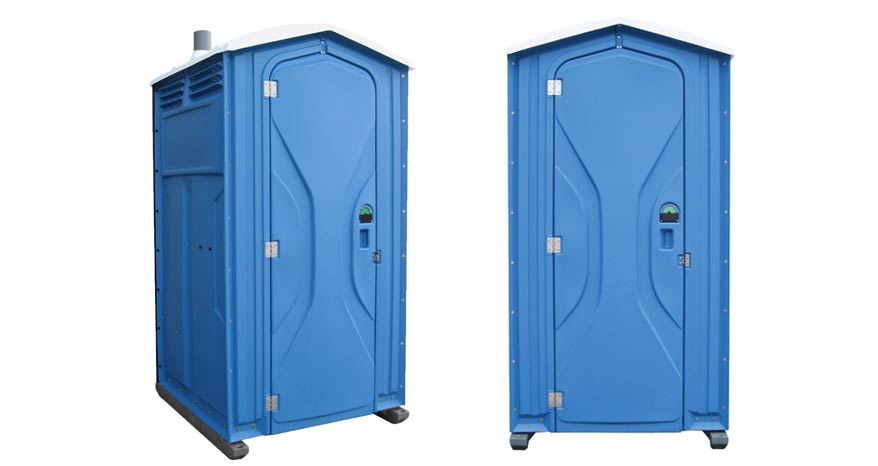 Long-term porta potty units on site in Lake City, Florida
